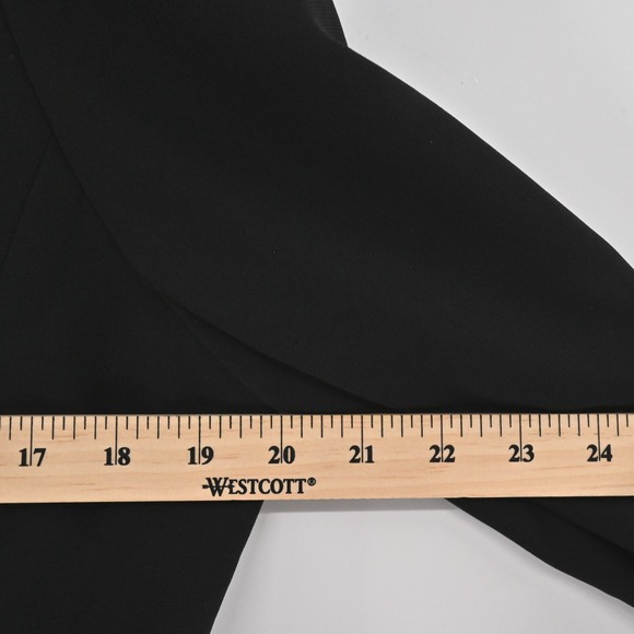 Nina Raynor Ruffle Lace Jacket Womens Sz‎ 12 Whimsigoth Steampunk Vamp Black Vtg - Picture 3 of 11